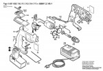 Bosch 0 601 932 760 Gbm 7,2 Ve-1 Cordless Drill 7.2 V / Eu Spare Parts